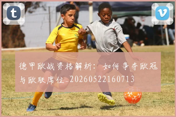 德甲欧战资格解析:如何争夺欧冠与欧联席位_20260522160713